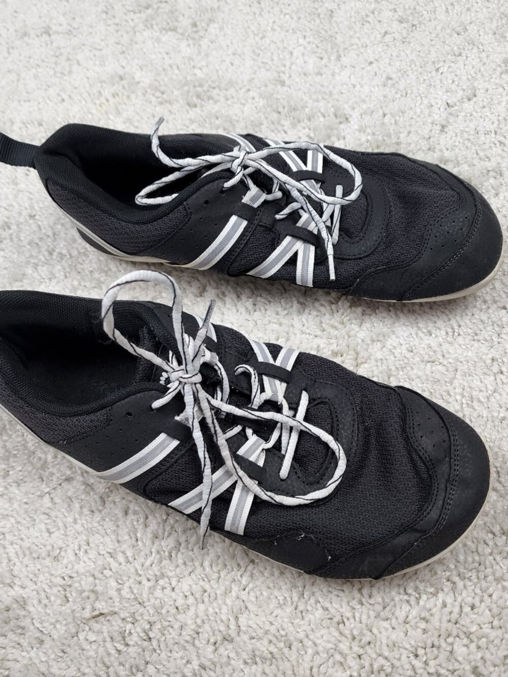 Xero Shoes Prio Minimalist Athletic Sneakers Women's Black Mesh Low Top Size 10